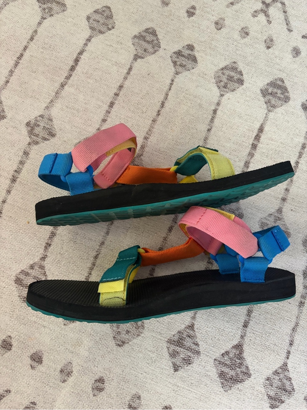 Teva Original Universal Multicolor Sport Sandals Hook & Loop Women’s 8 - Picture 3 of 10